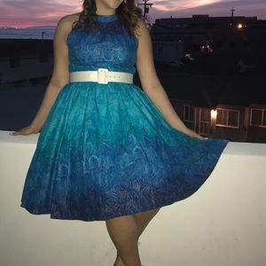 retrolicious ombre dress